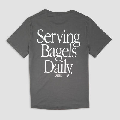 Serving Bagels Veranda Tee #color_forged-iron