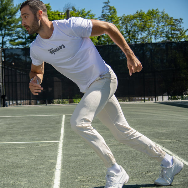 tennis player running