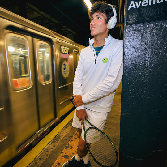 NY Tennis Off-Court Quarter Zip #color_white