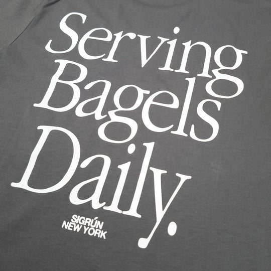 Serving Bagels Veranda Tee #color_forged-iron