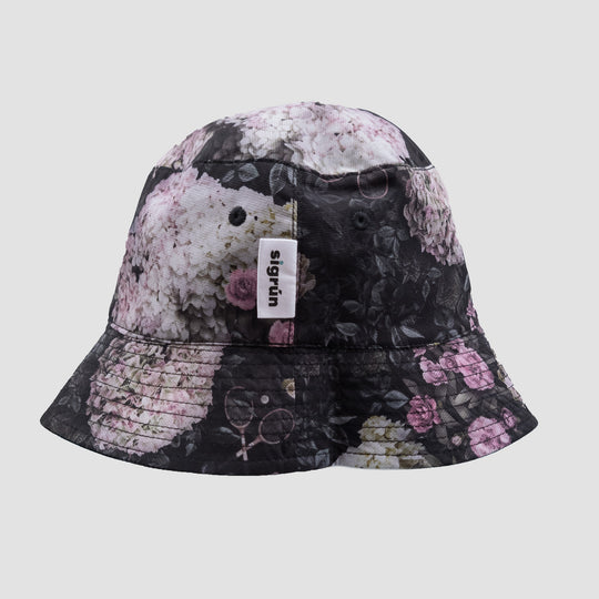 Reversible Bucket Hat #color_black-hydrangea