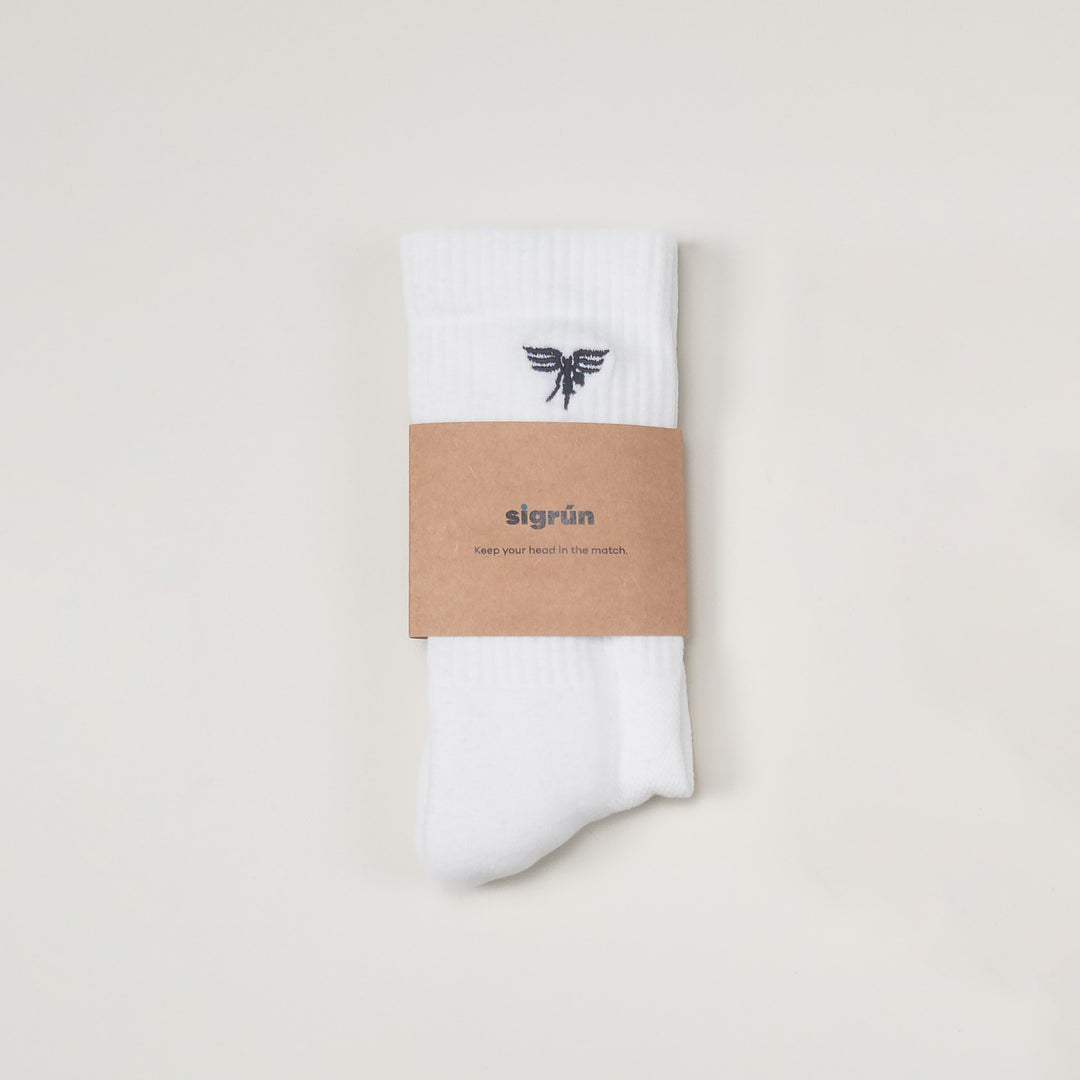 Recycled Tennis Socks #color_white