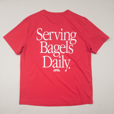 Serving Bagels Veranda Tee #color_urban-red