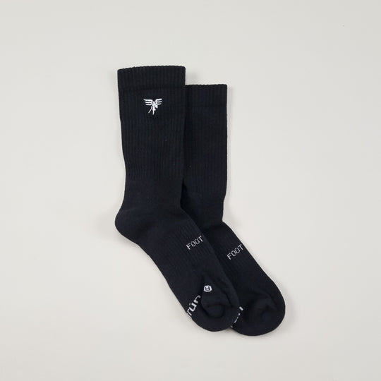 Recycled Tennis Socks #color_black