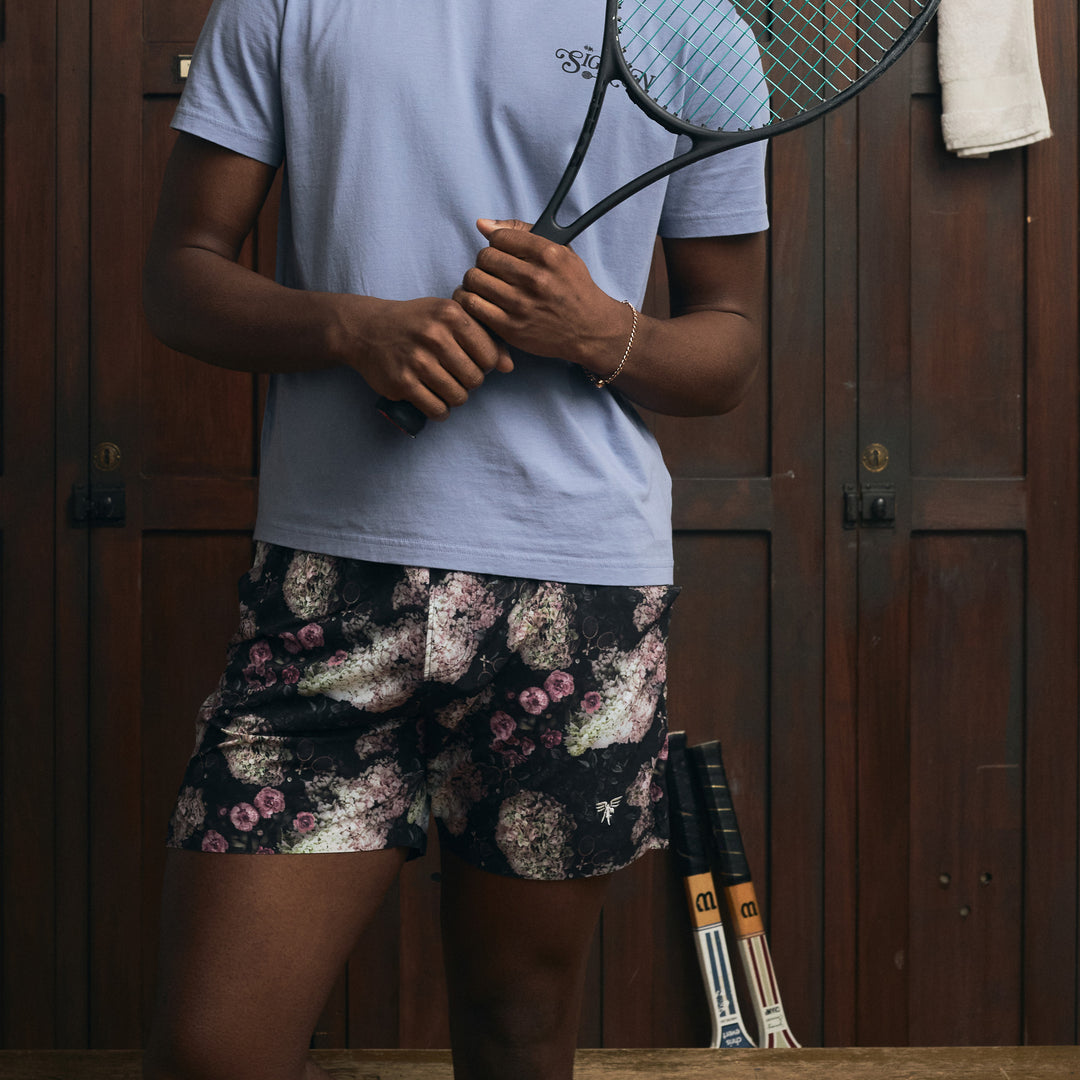 Match Shorts v03 #color_black-hydrangea