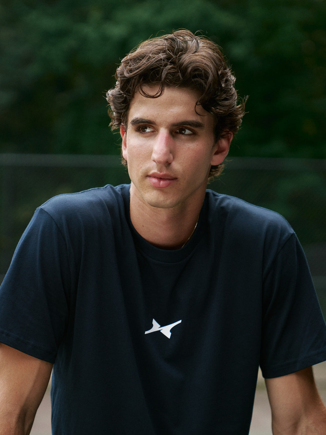 Logo Essentials Tee #color_navy