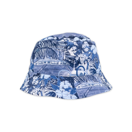 Reversible Bucket Hat #color_white-twilight-blue
