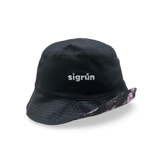 Reversible Bucket Hat #color_black-hydrangea