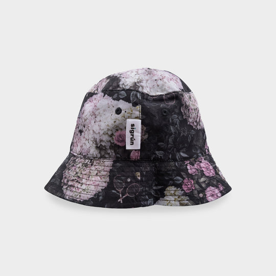 Reversible Bucket Hat #color_black-hydrangea
