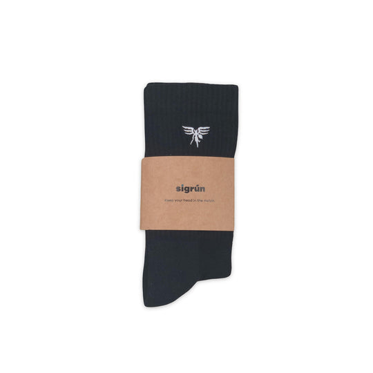 Recycled Tennis Socks #color_black