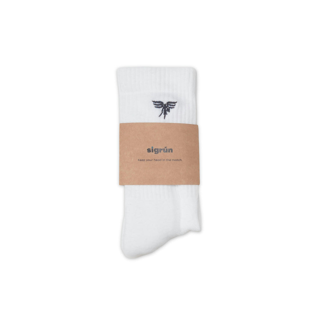 Recycled Tennis Socks #color_white