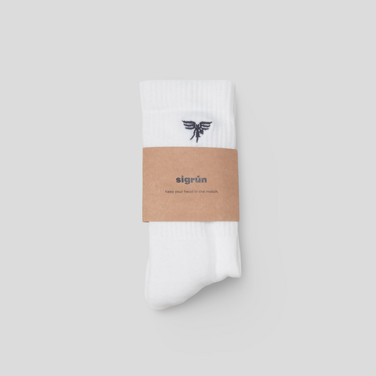 Recycled Tennis Socks #color_white