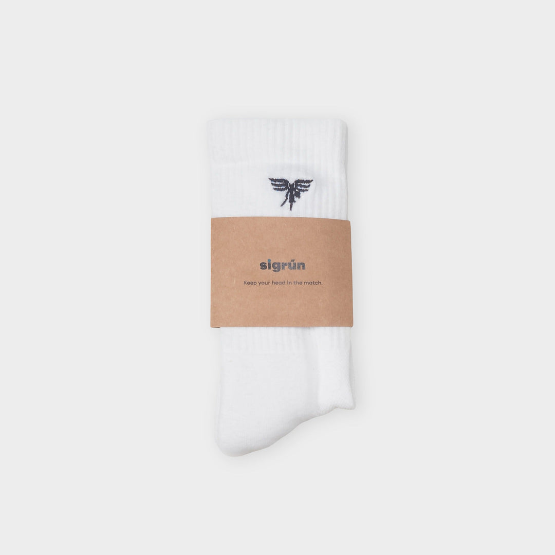 Recycled Tennis Socks #color_white