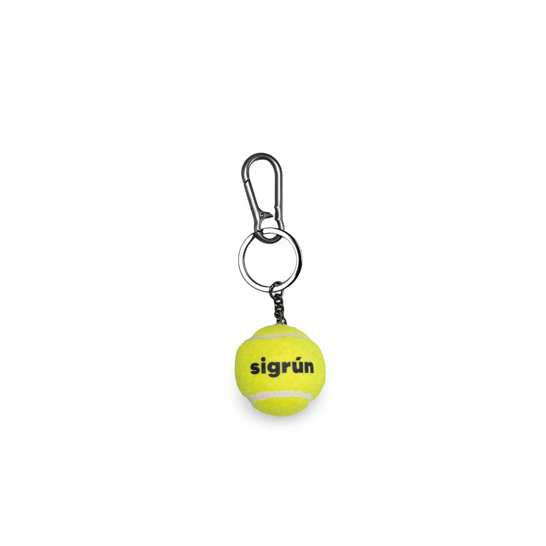 Logo Tennis Ball Keychain