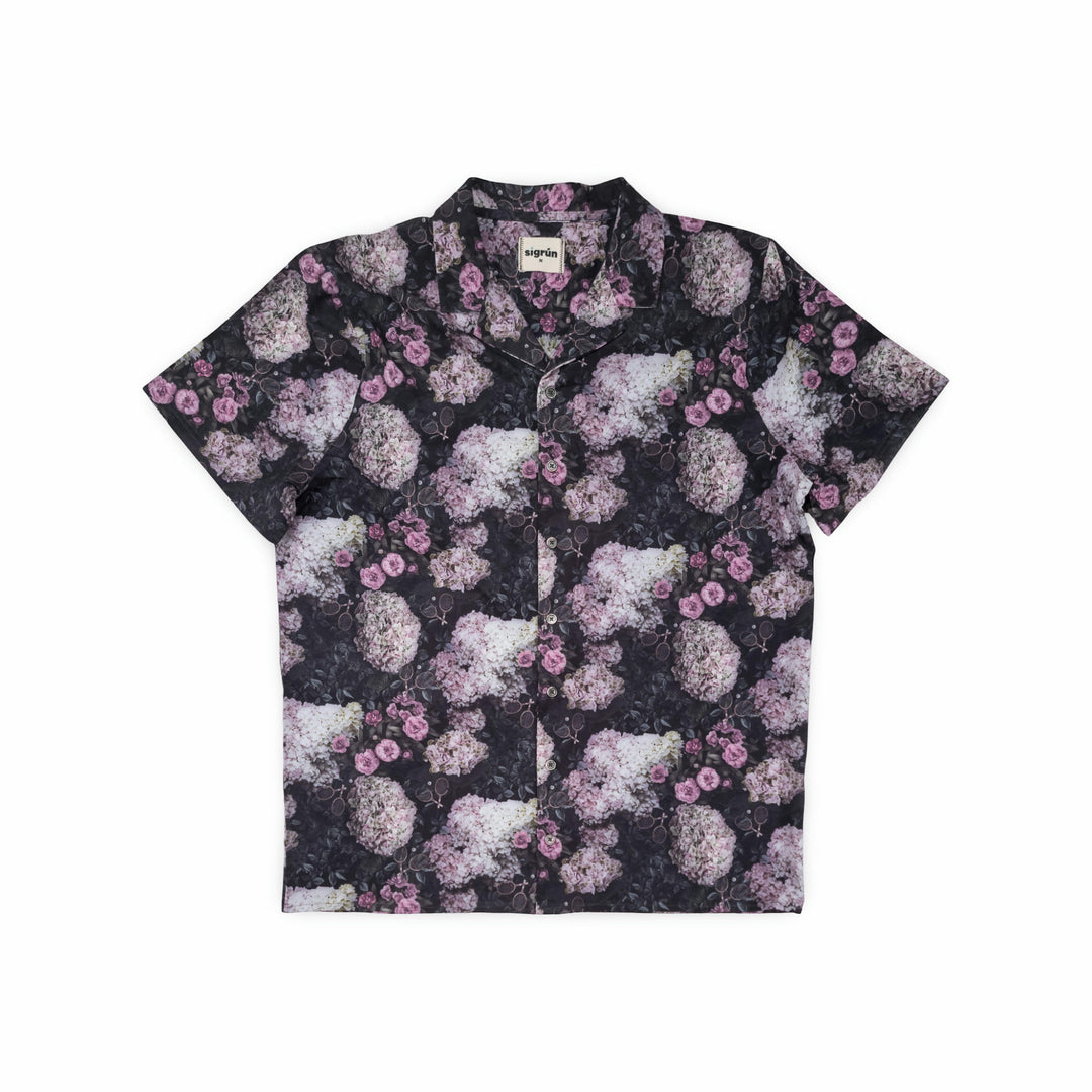Resort Shirt #color_black-hydrangea