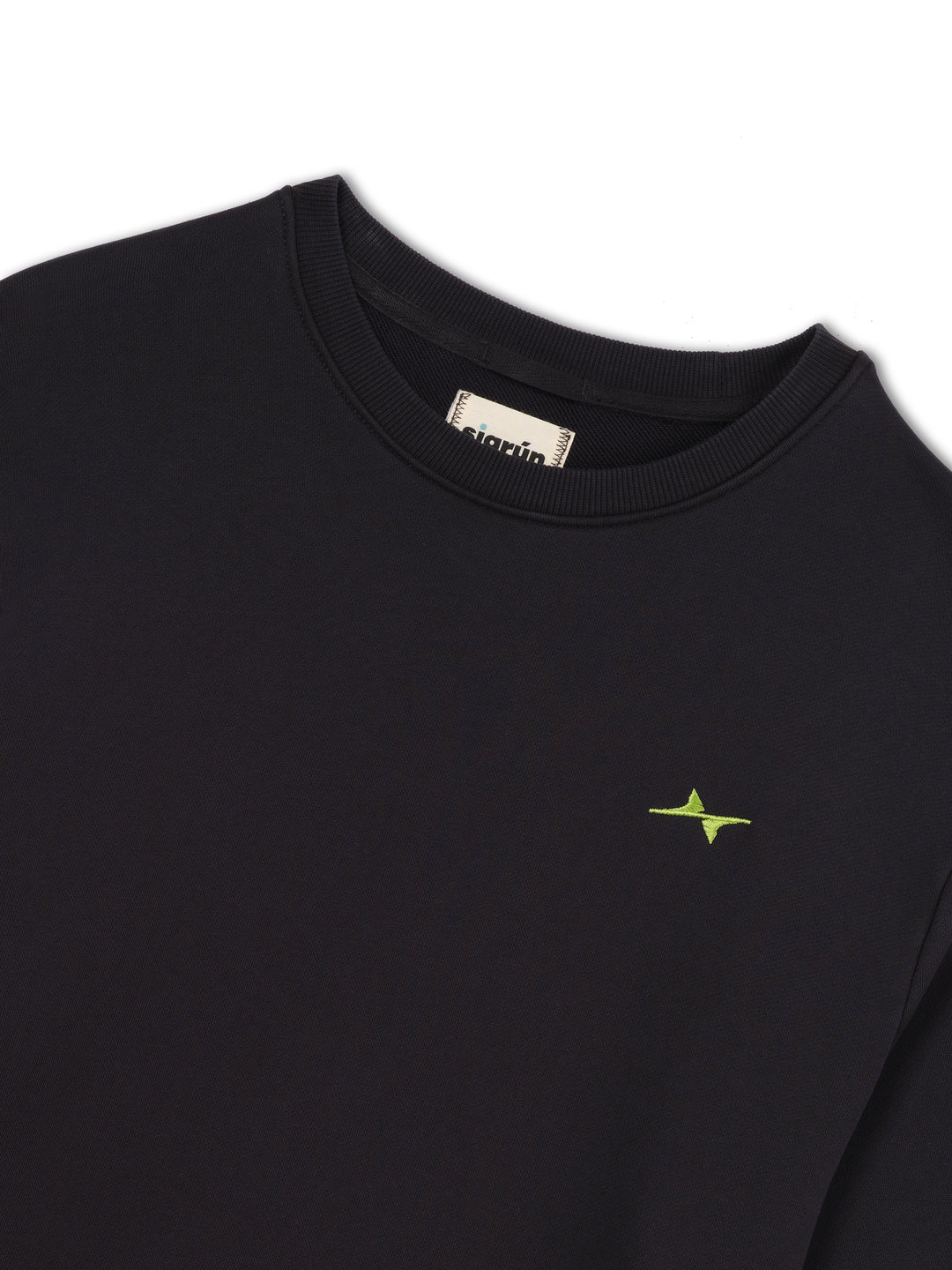 Garment Dye Logo Embroidered Crew #color_anthracite