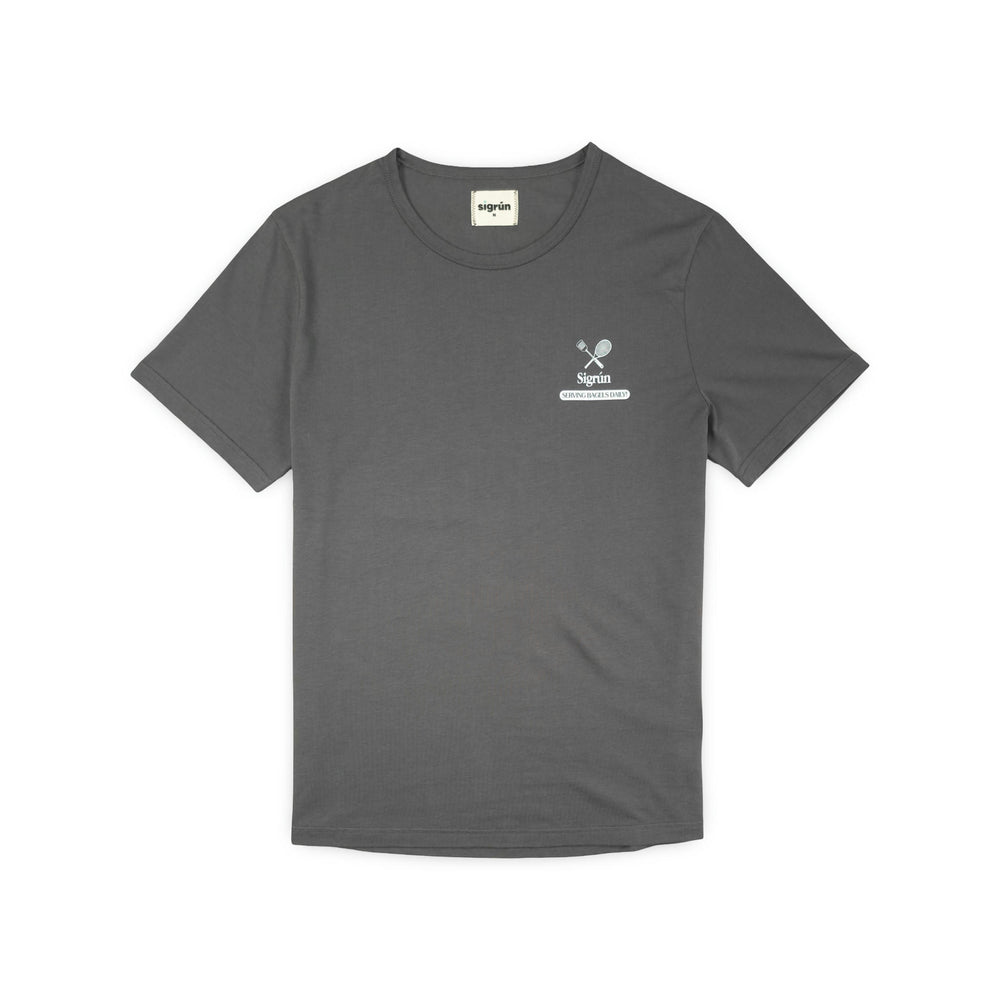 Serving Bagels Veranda Tee #color_forged-iron