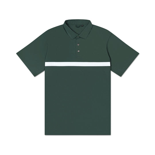 Match Pique Polo v02 Striped #color_darkest-spruce