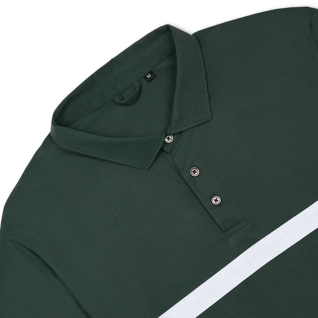 Match Pique Polo v02 Striped #color_darkest-spruce