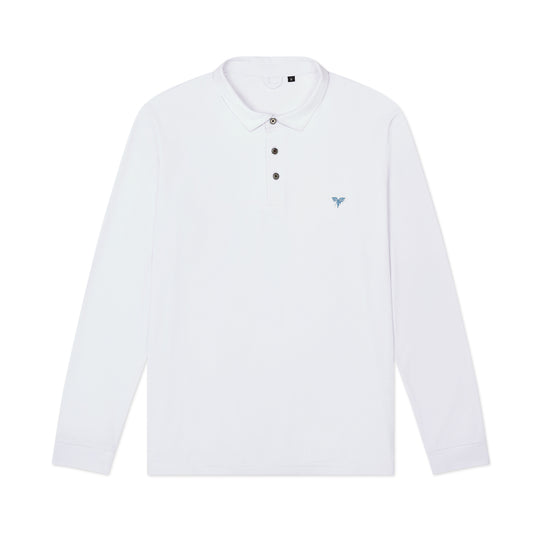 Match Pique Polo LS #color_white