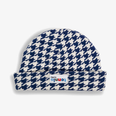 Off-Court Beanie #color_twilight-blue-houndstooth